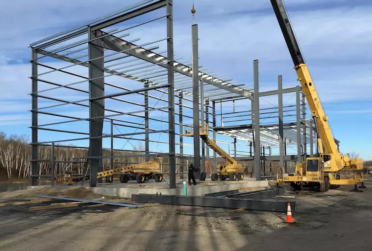 Patco Commercial Construction steel building erection