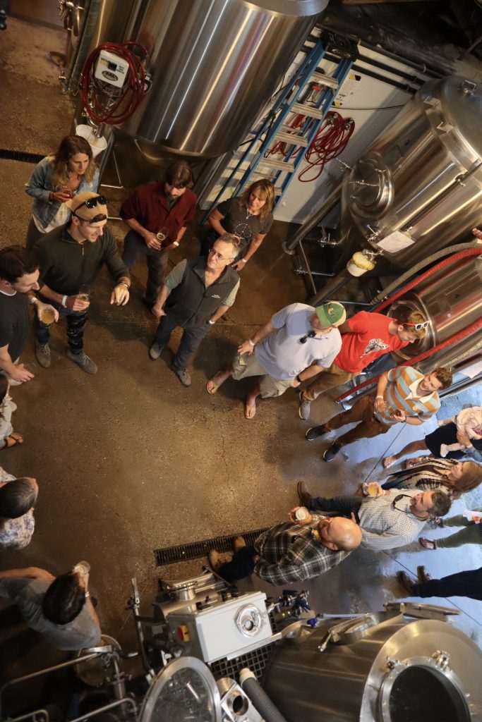 Group in brewery ME